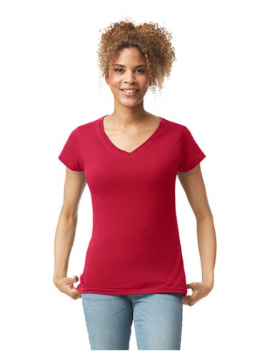 G-64V00L-Softstyle® Womens V-Neck T-Shirt